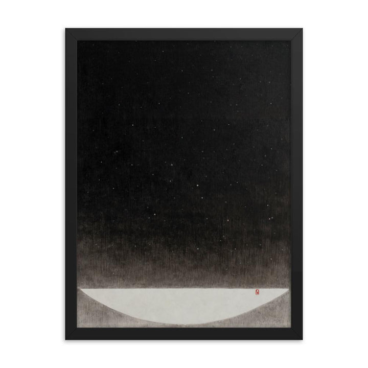 Füllung mit Licht 16 - Poster im Rahmen Schwarz / 30x41 cm artlia