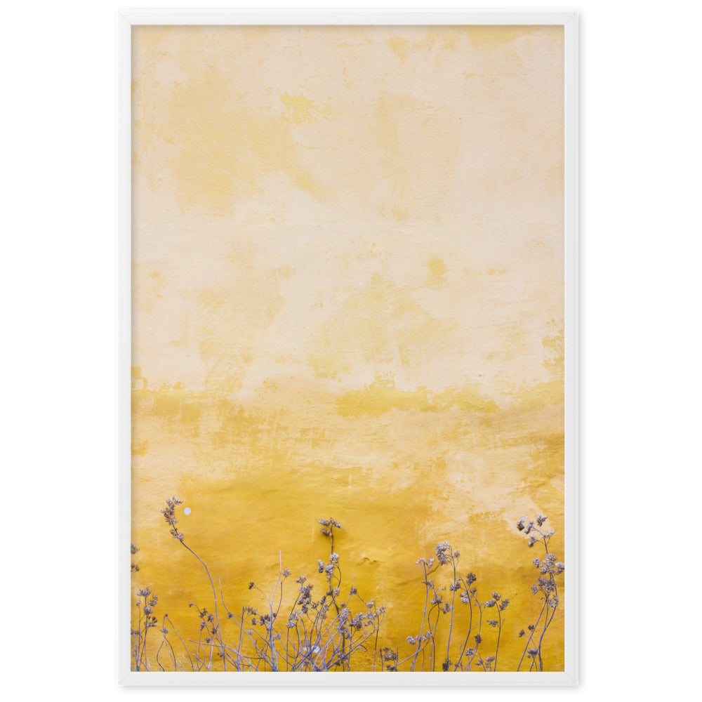Gelbe Wand - Poster artlia