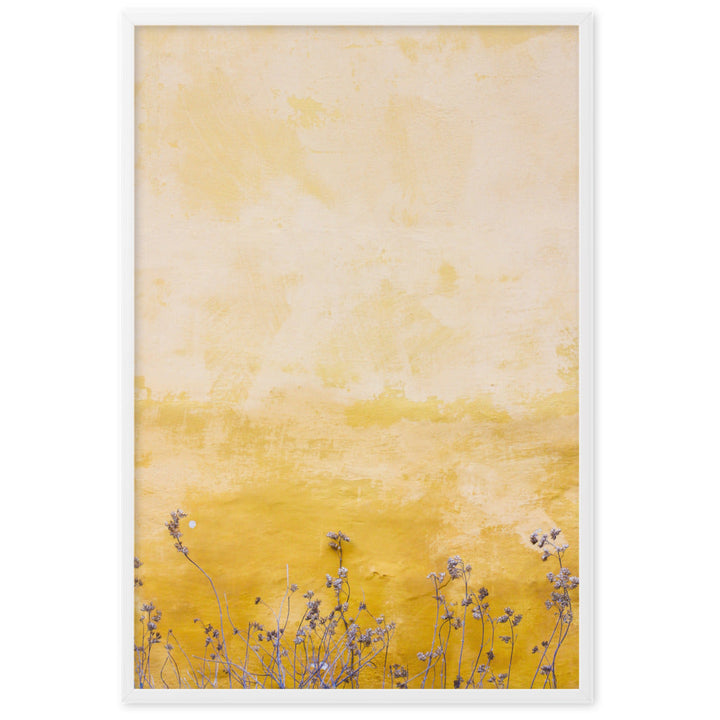 Gelbe Wand - Poster artlia