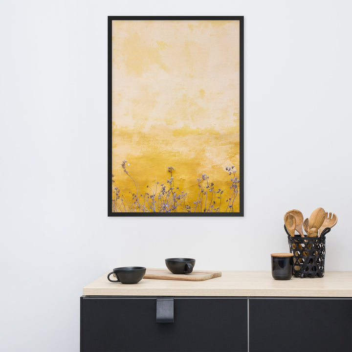 Gelbe Wand - Poster artlia
