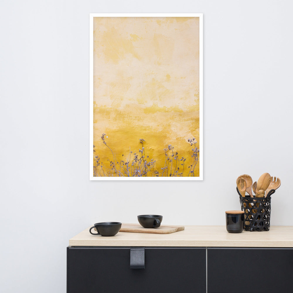 Gelbe Wand - Poster artlia