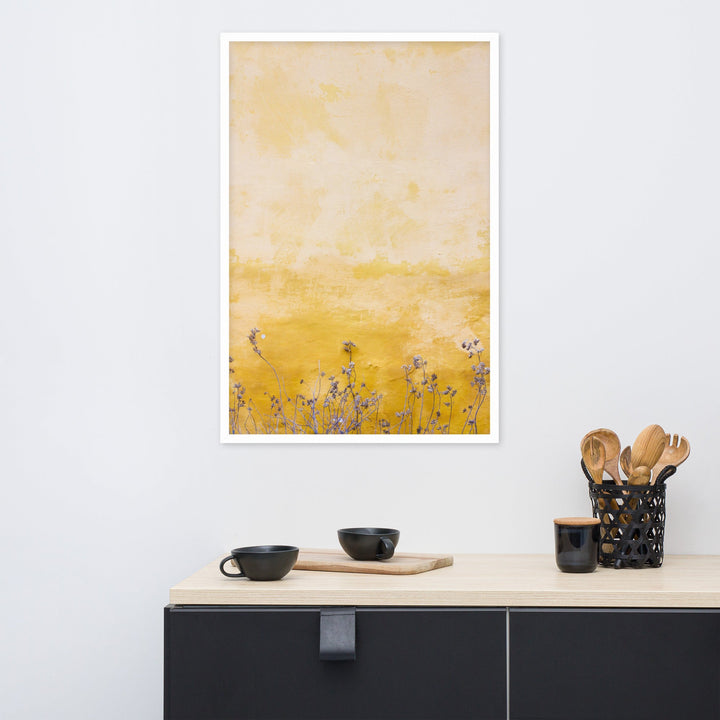 Gelbe Wand - Poster artlia
