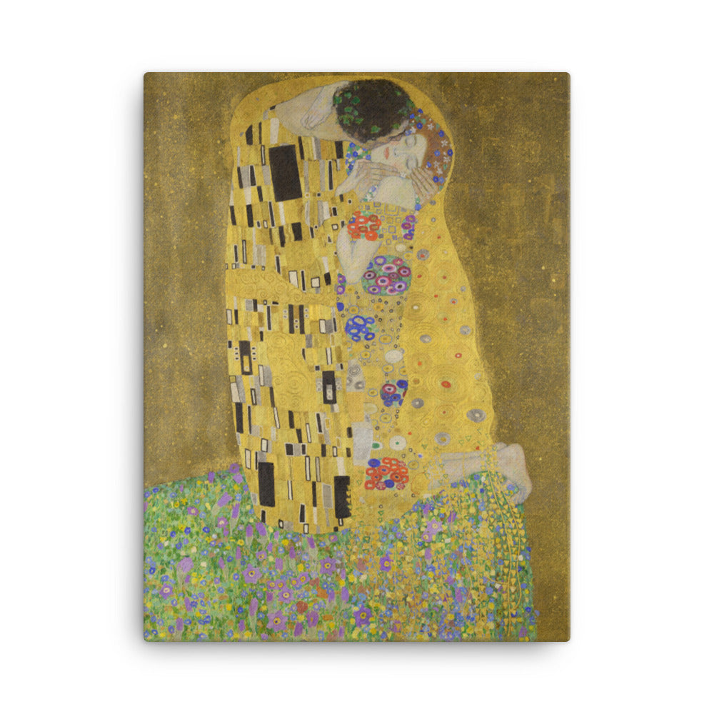Gustav Klimt, Der Kuss - Leinwand 30x41 cm artlia