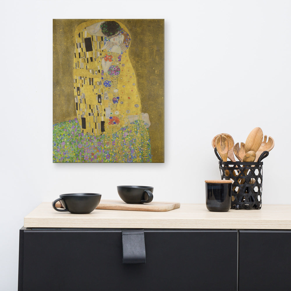 Gustav Klimt, Der Kuss - Leinwand artlia