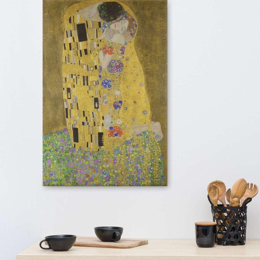 Gustav Klimt, Der Kuss - Leinwand artlia