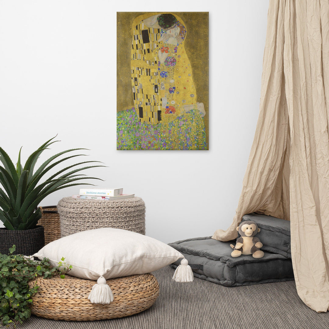 Gustav Klimt, Der Kuss - Leinwand artlia