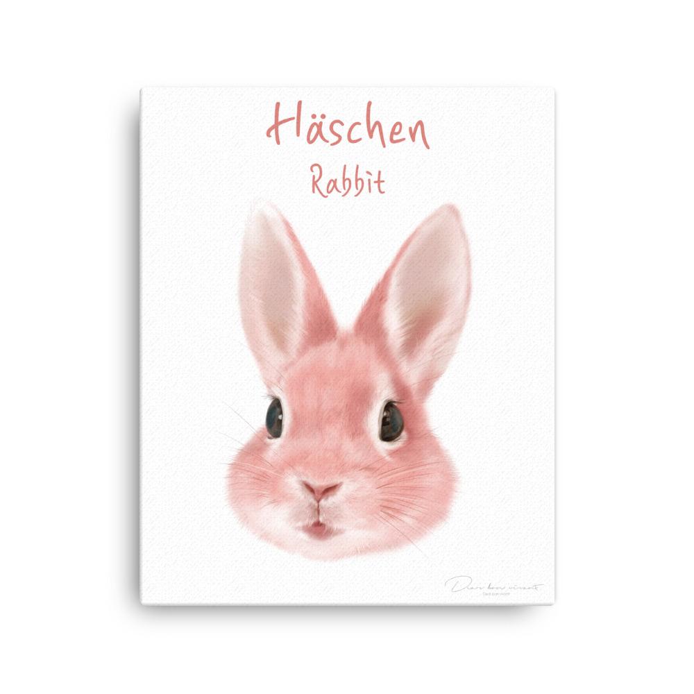 Häschen - Leinwand 41x51 cm artlia