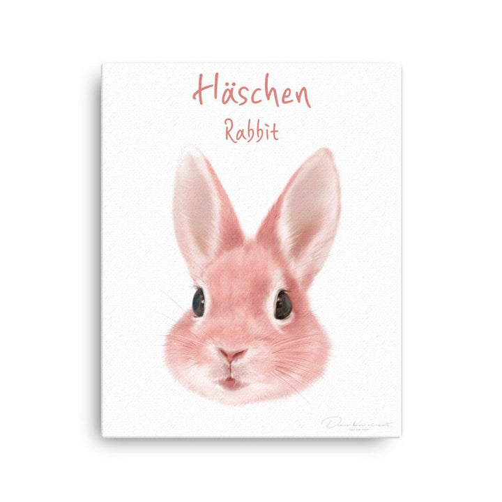 Häschen - Leinwand 41x51 cm artlia