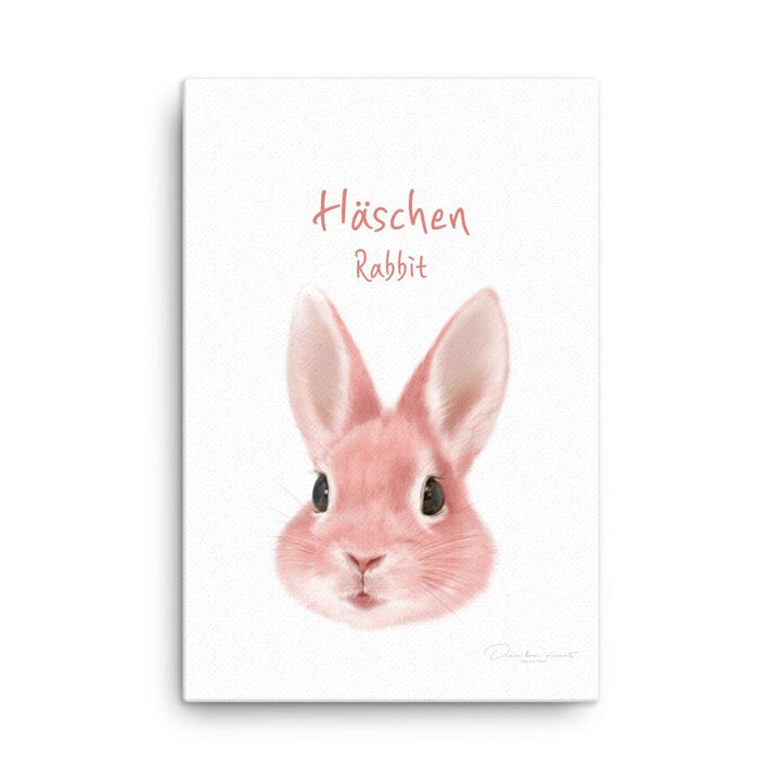 Häschen - Leinwand 61x91 cm artlia