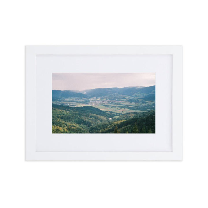 It will be alright - Poster im Rahmen mit Passepartout weiß / 21×30 cm artlia