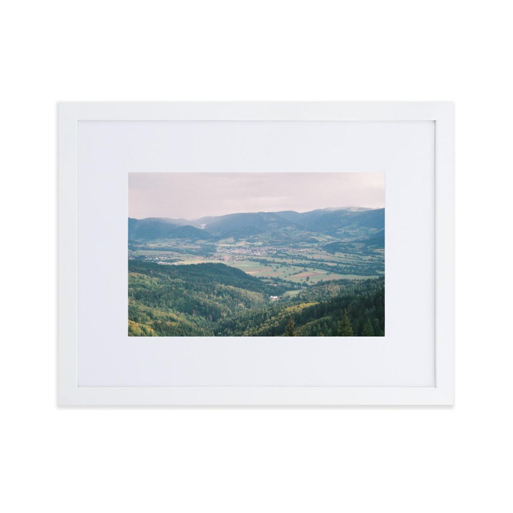 It will be alright - Poster im Rahmen mit Passepartout weiß / 30×40 cm artlia