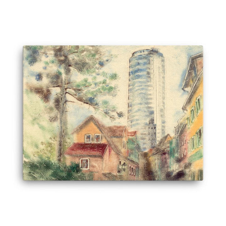 Jena Uniturm - Leinwand 30x41 cm artlia