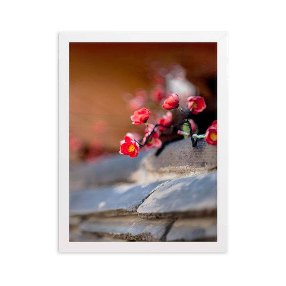 koreanische Mauer - Poster im Rahmen Weiß / 30×40 cm artlia