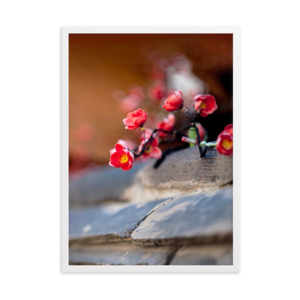 koreanische Mauer - Poster im Rahmen Weiß / 50×70 cm artlia