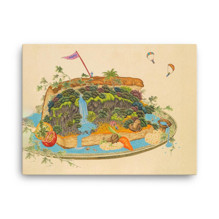 köstliche Landschaft 7 - Leinwand 30x41 cm artlia