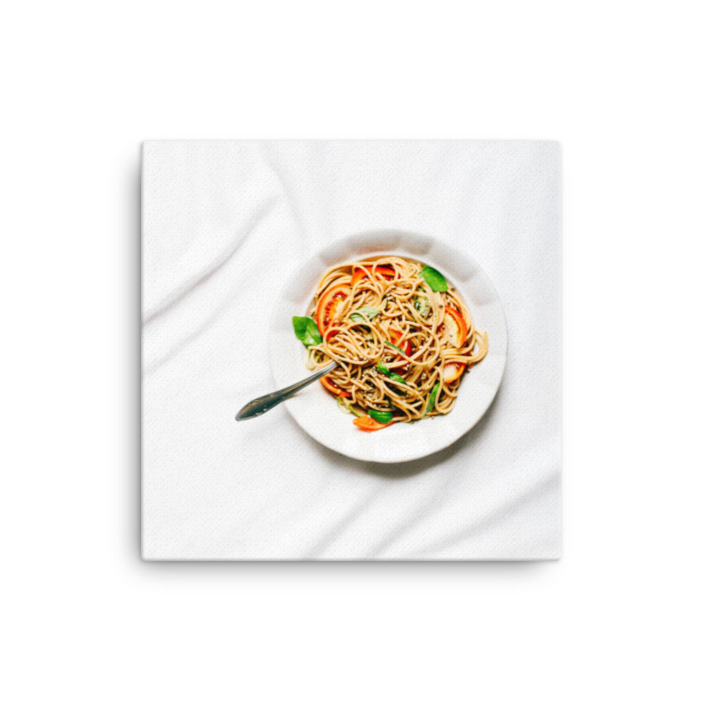 Leinwand - leckere Spaghetti 41x41 cm artlia