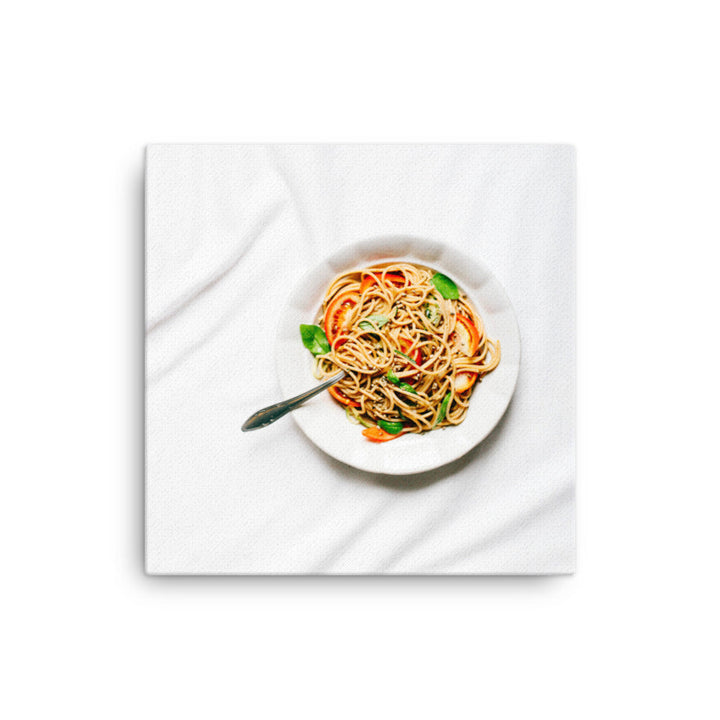 Leinwand - leckere Spaghetti 41x41 cm artlia
