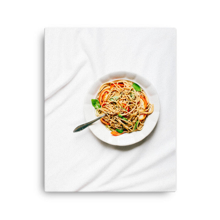 Leinwand - leckere Spaghetti 41x51 cm artlia