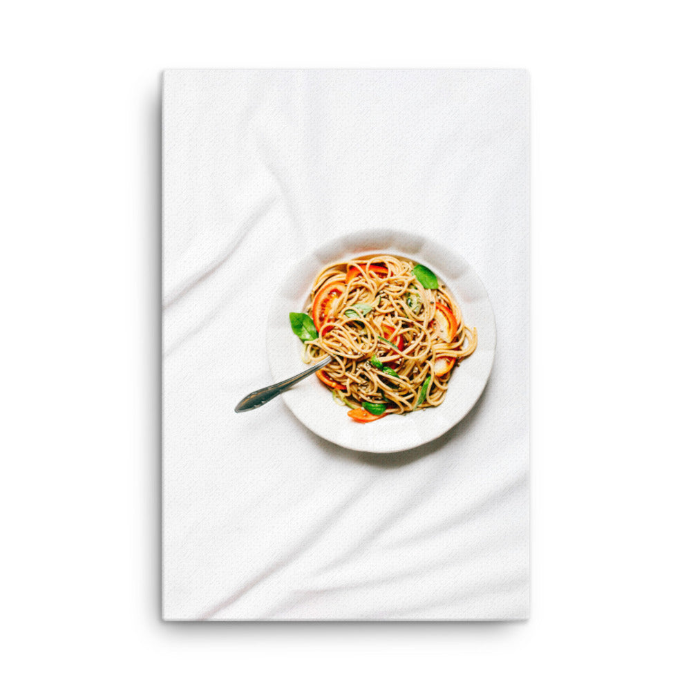 Leinwand - leckere Spaghetti 61x91 cm artlia