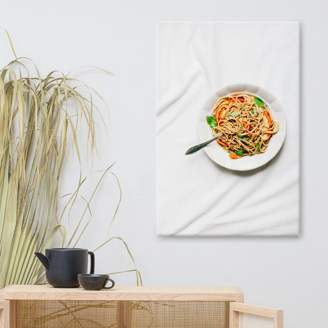 Leinwand - leckere Spaghetti artlia