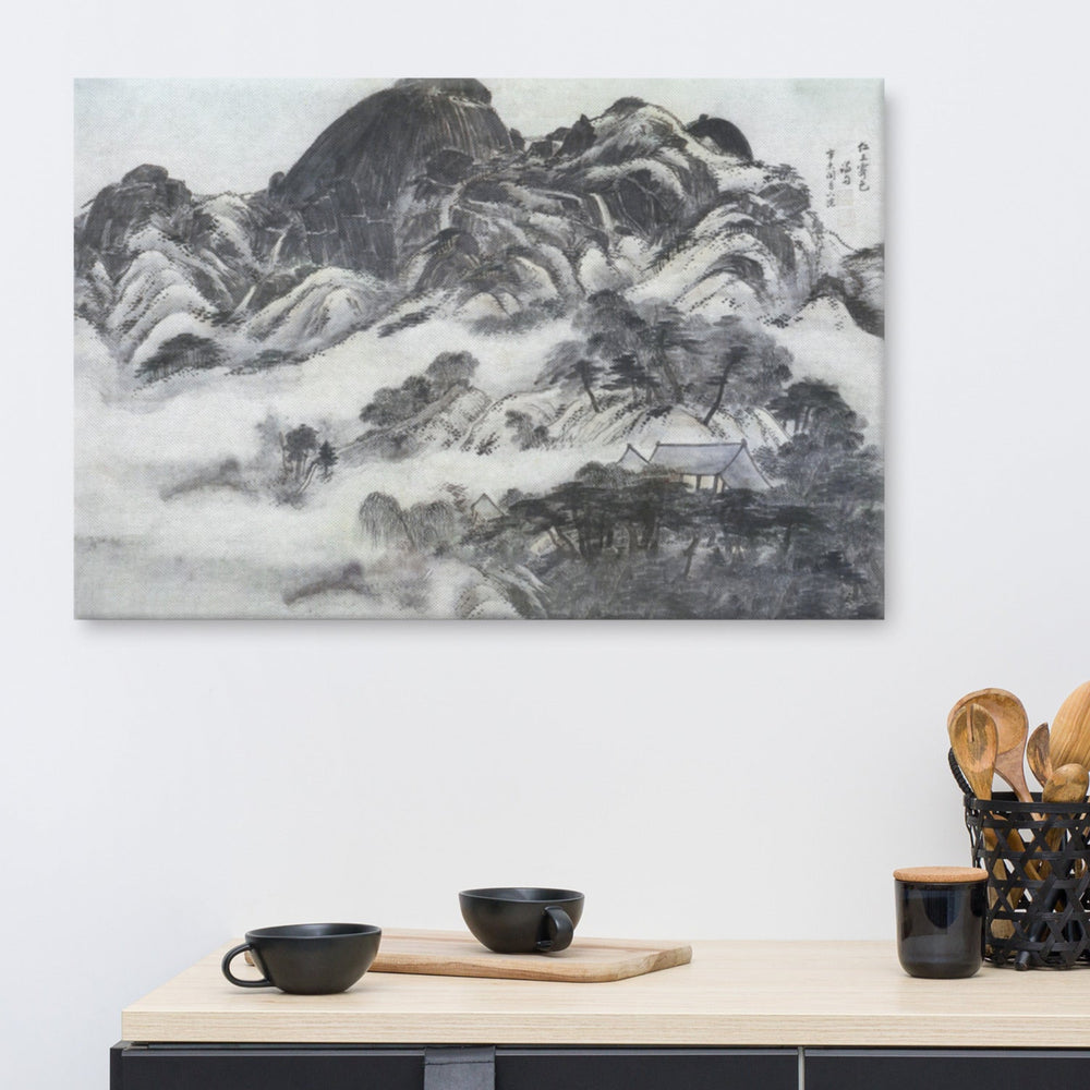 Mountain after Rain, Inwangjesaekdo - Leinwand artlia