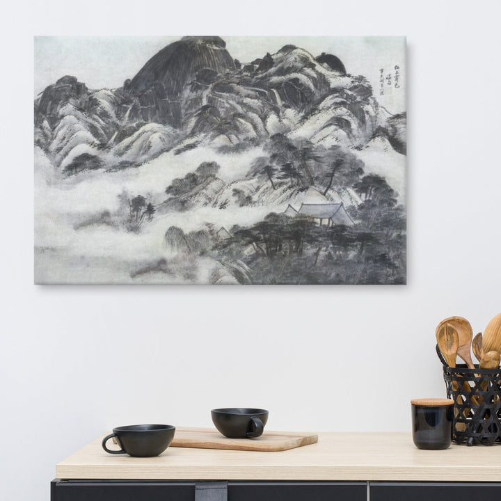 Mountain after Rain, Inwangjesaekdo - Leinwand artlia