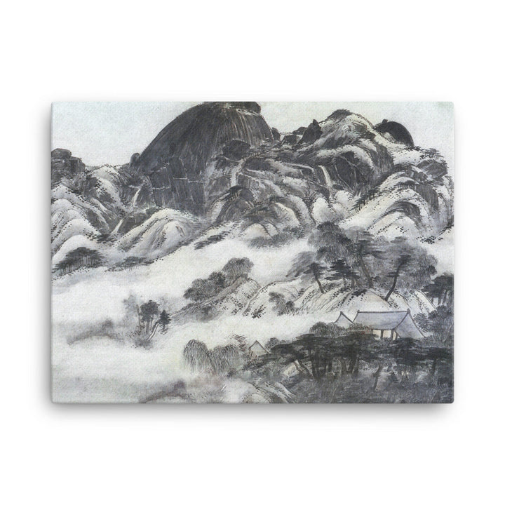Mountain after Rain, Inwangjesaekdo - Leinwand 30x41 cm artlia