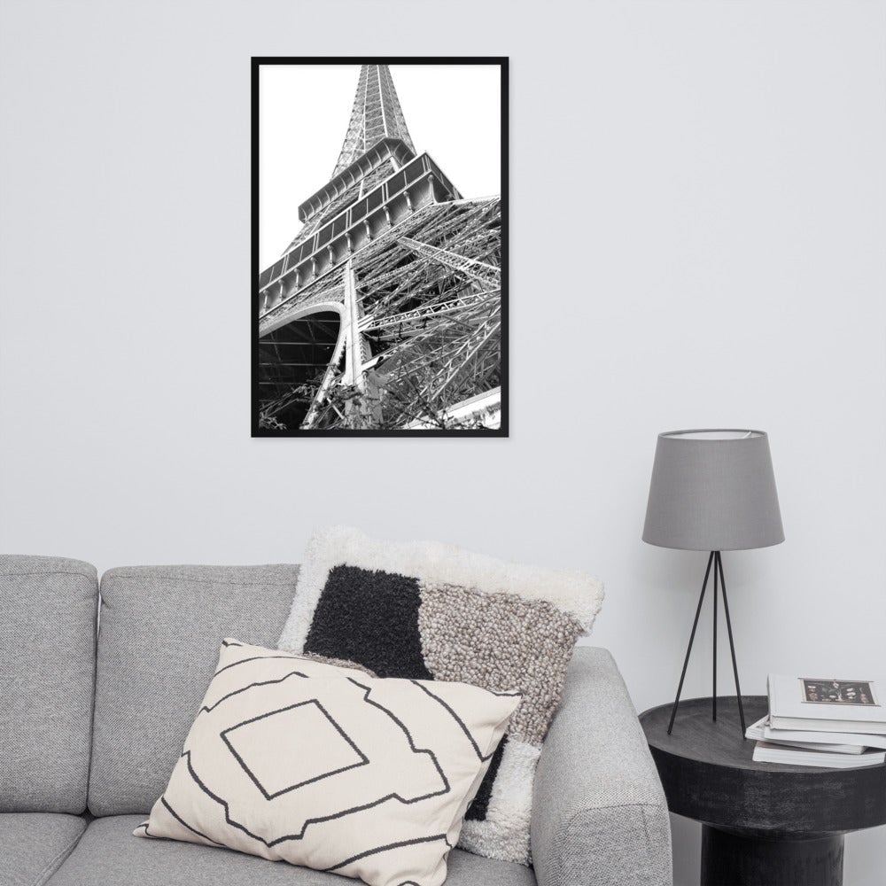 Paris Eiffel Tower - Poster im Rahmen artlia