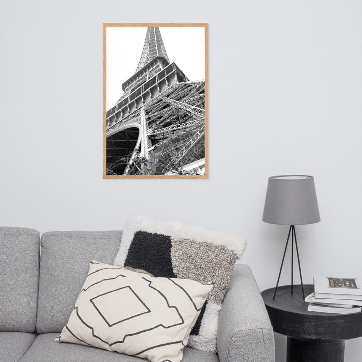 Paris Eiffel Tower - Poster im Rahmen artlia
