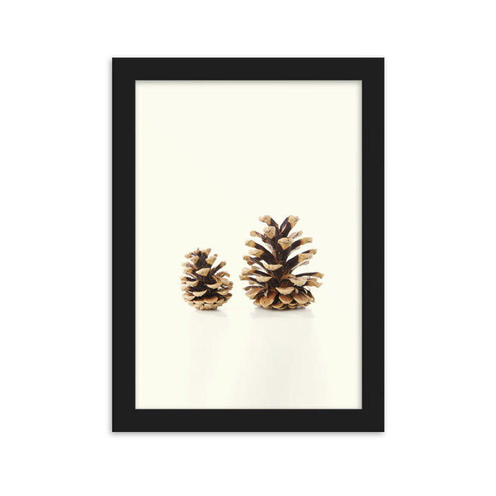 Pine Cone - Poster im Rahmen Schwarz / 21×30 cm artlia