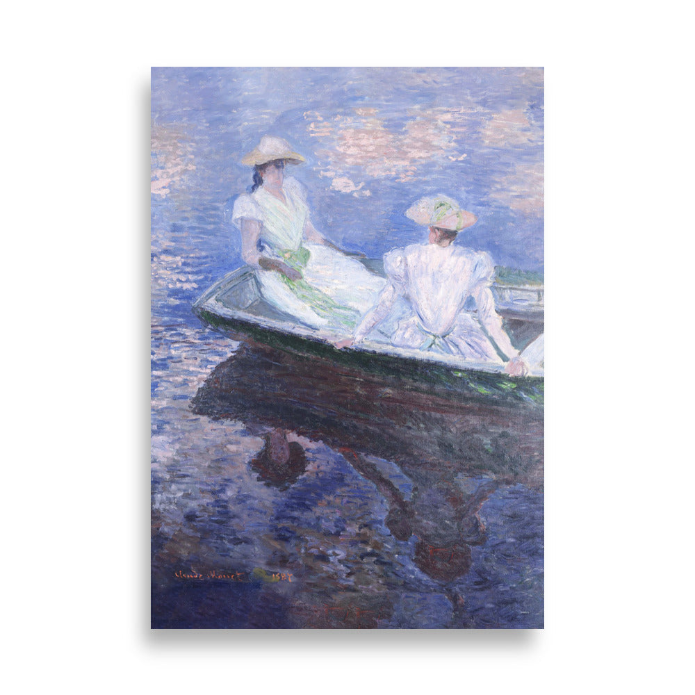 Poster - Claude Monet, On the Boat 21×30 cm artlia