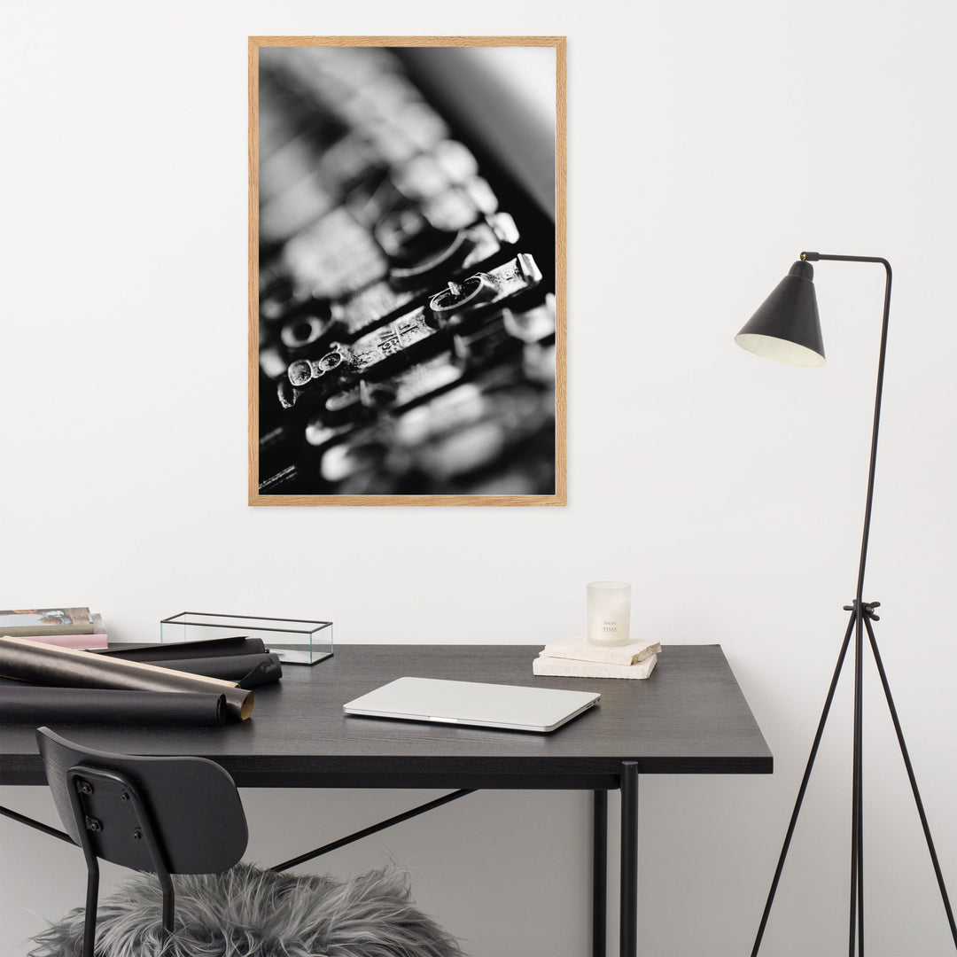 Poster - Schreibmaschine artlia