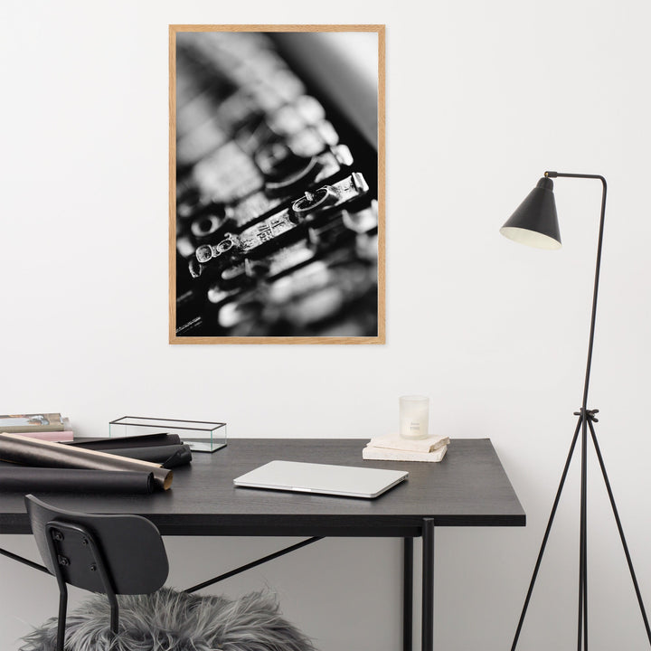Poster - Schreibmaschine artlia