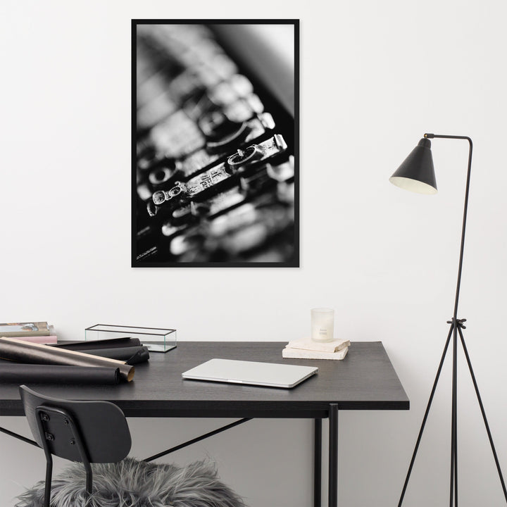 Poster - Schreibmaschine artlia