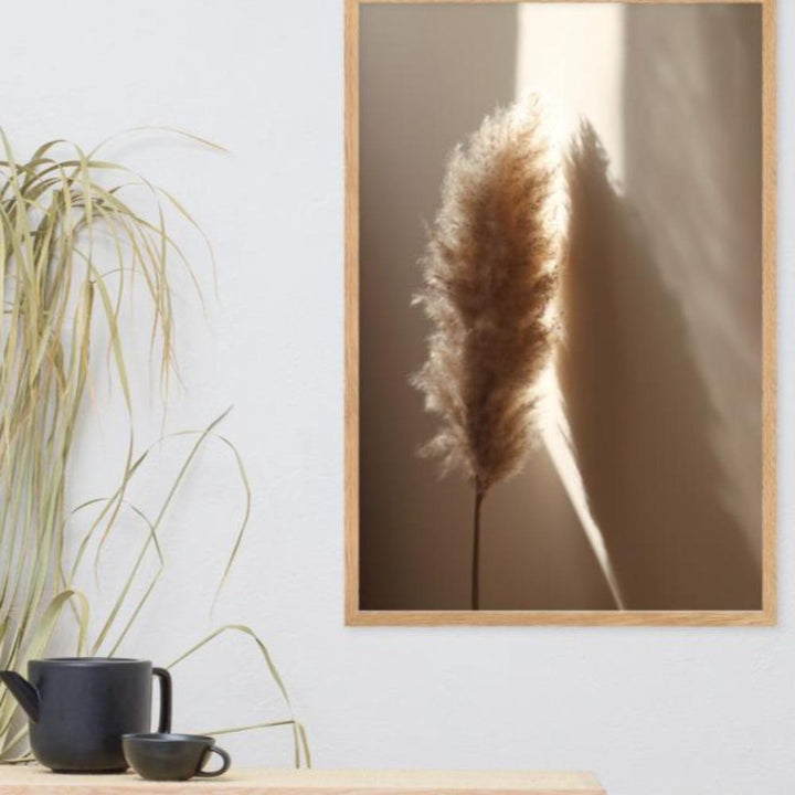 Schilf Reeds 02 - Poster im Rahmen artlia