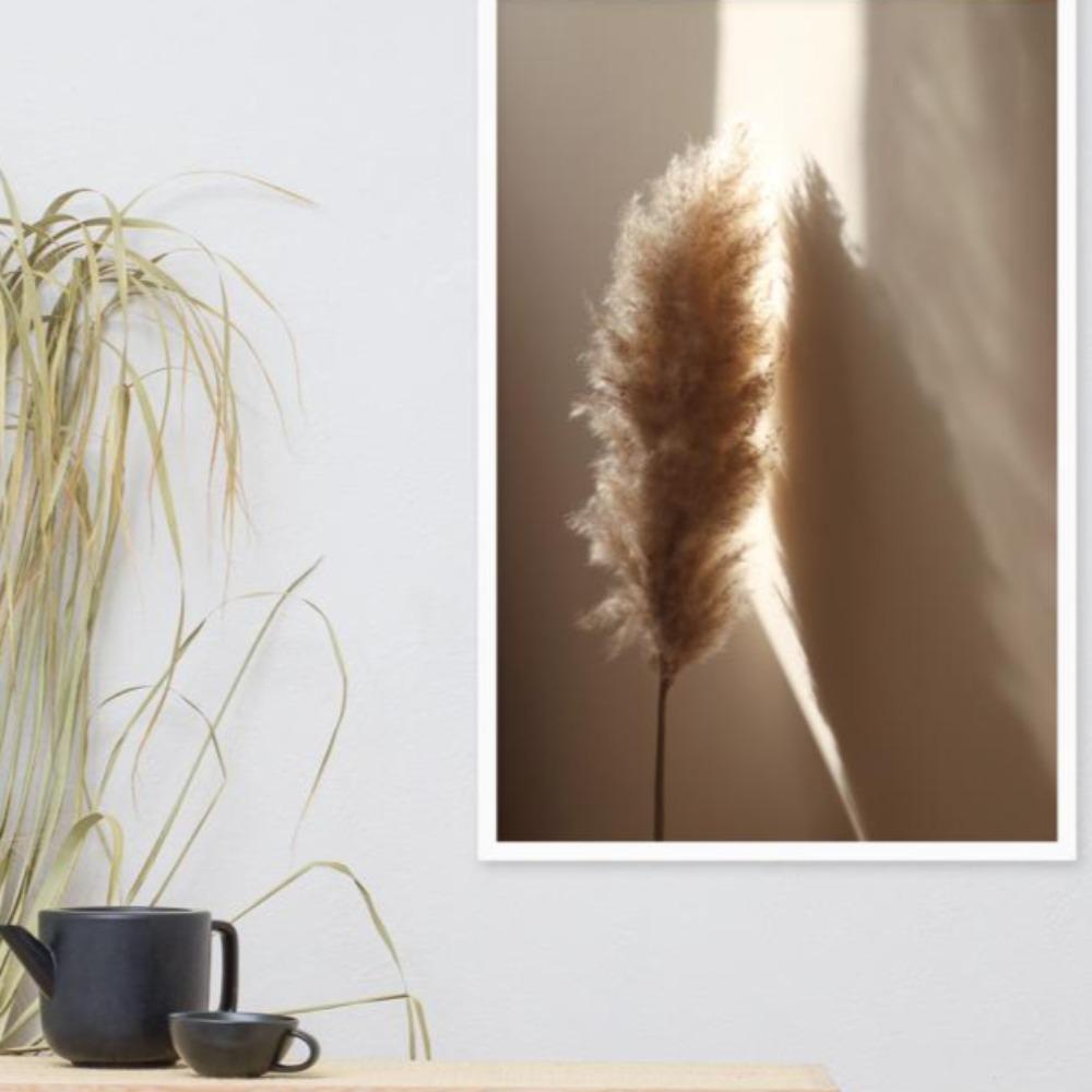 Schilf Reeds 02 - Poster im Rahmen artlia