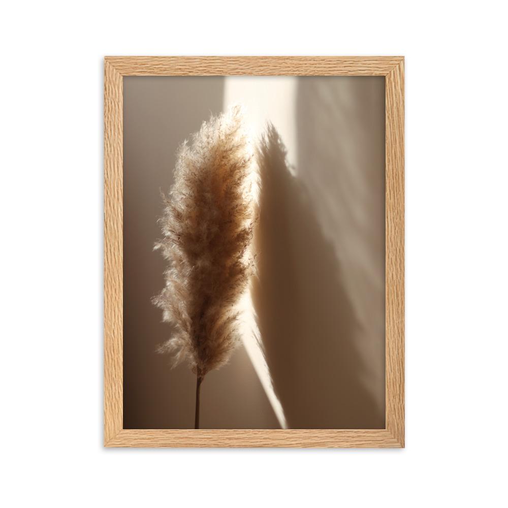 Schilf Reeds 02 - Poster im Rahmen Oak / 30×40 cm artlia