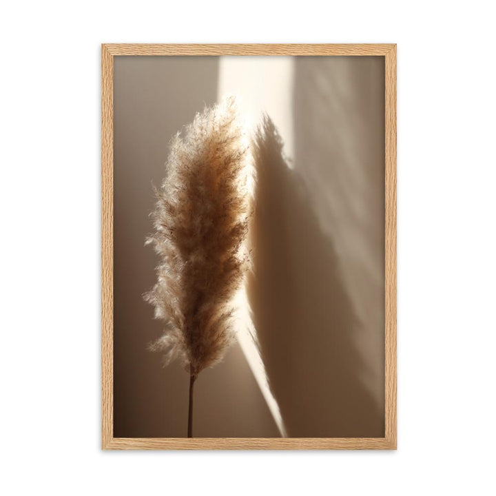 Schilf Reeds 02 - Poster im Rahmen Oak / 50×70 cm artlia