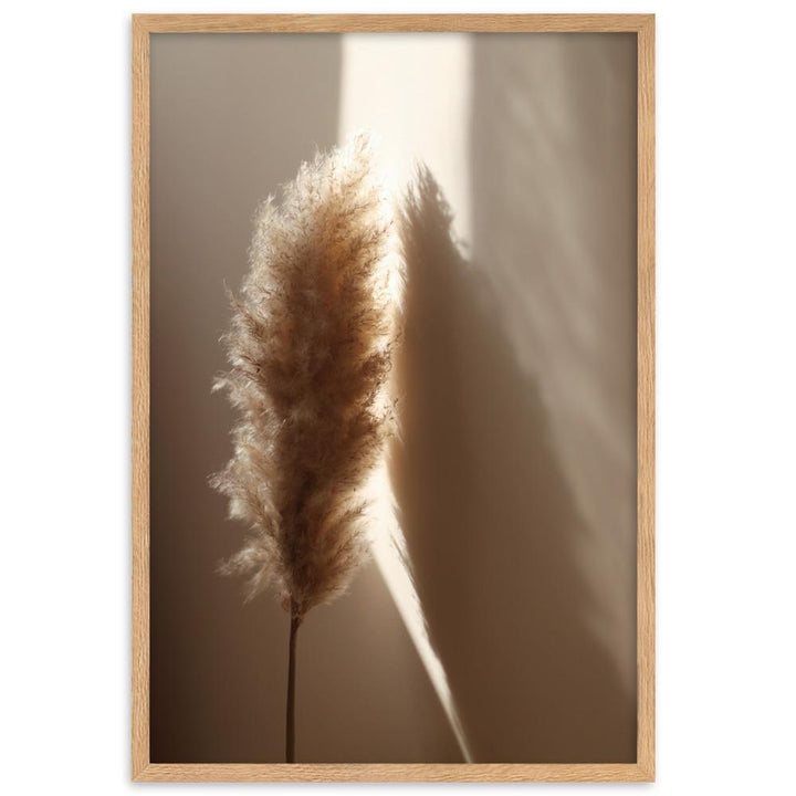 Schilf Reeds 02 - Poster im Rahmen Oak / 61×91 cm artlia