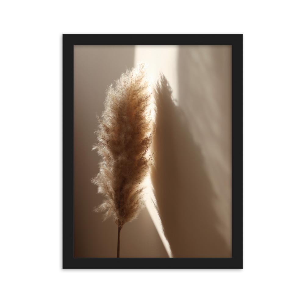 Schilf Reeds 02 - Poster im Rahmen Schwarz / 30×40 cm artlia
