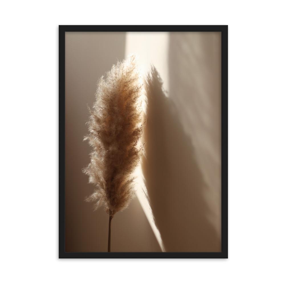 Schilf Reeds 02 - Poster im Rahmen Schwarz / 50×70 cm artlia