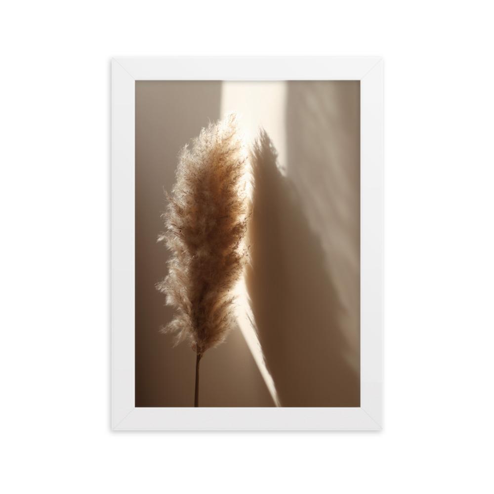 Schilf Reeds 02 - Poster im Rahmen Weiß / 21×30 cm artlia