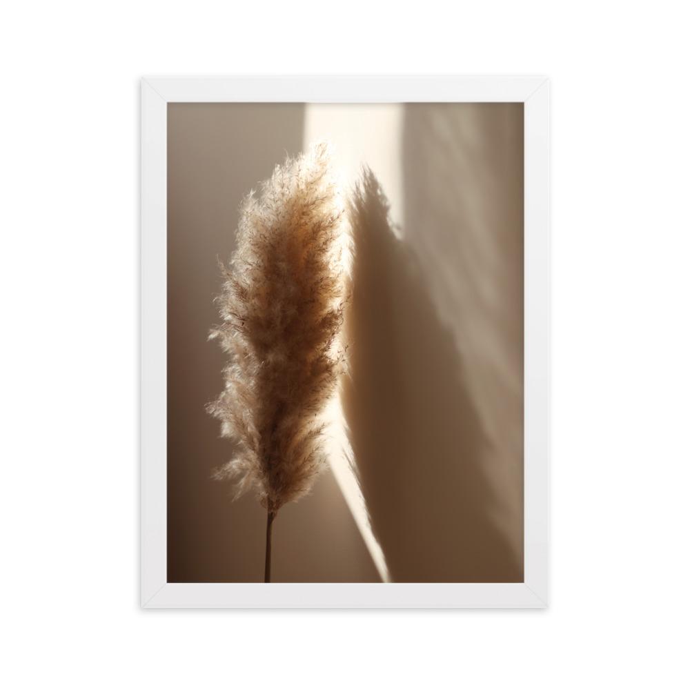 Schilf Reeds 02 - Poster im Rahmen Weiß / 30×40 cm artlia
