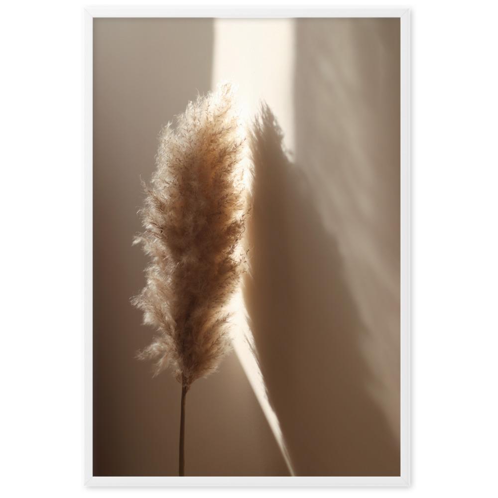 Schilf Reeds 02 - Poster im Rahmen Weiß / 61×91 cm artlia