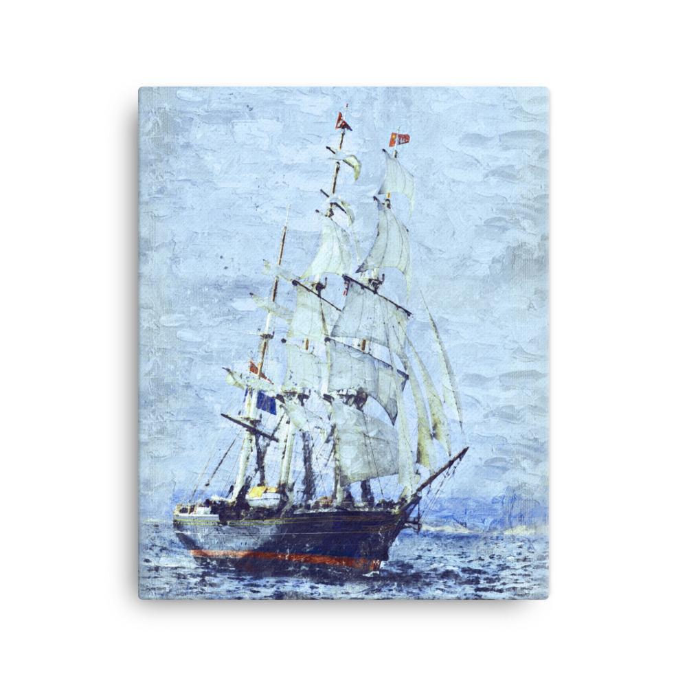 Schiffe des Nordens - Leinwand 41x51 cm artlia