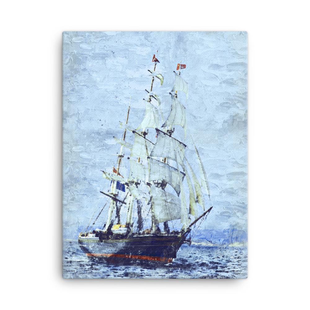 Schiffe des Nordens - Leinwand 30x41 cm artlia