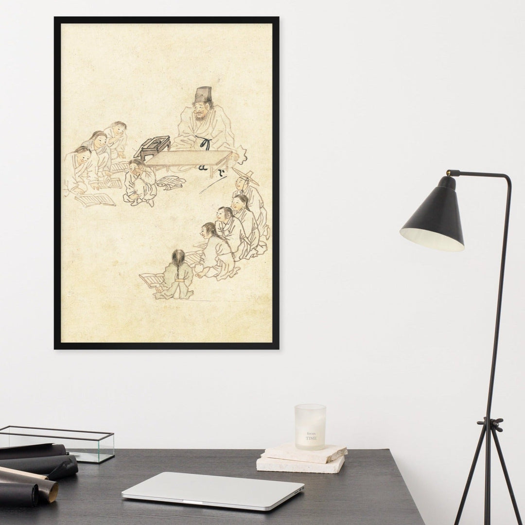 Poster - Schule, Seodang, Kim Hong-do artlia