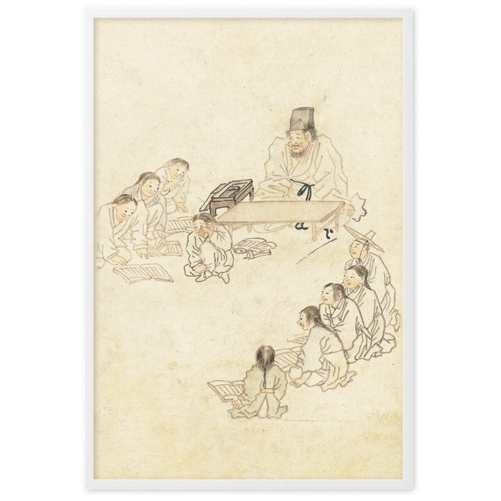 Poster - Schule, Seodang, Kim Hong-do artlia