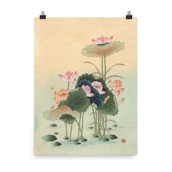 Seerosen - Poster 20x25 cm artlia