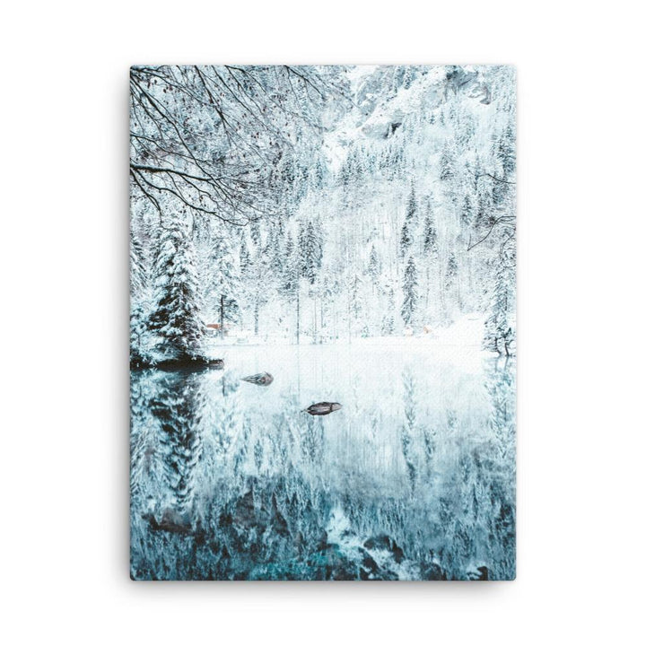 Snow Landscape 4 - Leinwand 30x41 cm artlia